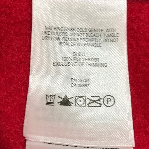 Columbia Sportswear Red High Neck Sleeveless Vest Jacket XL - Picture 5 of 8